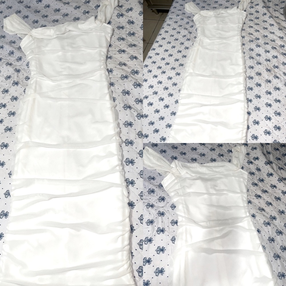 beautiful new white dress never worn
